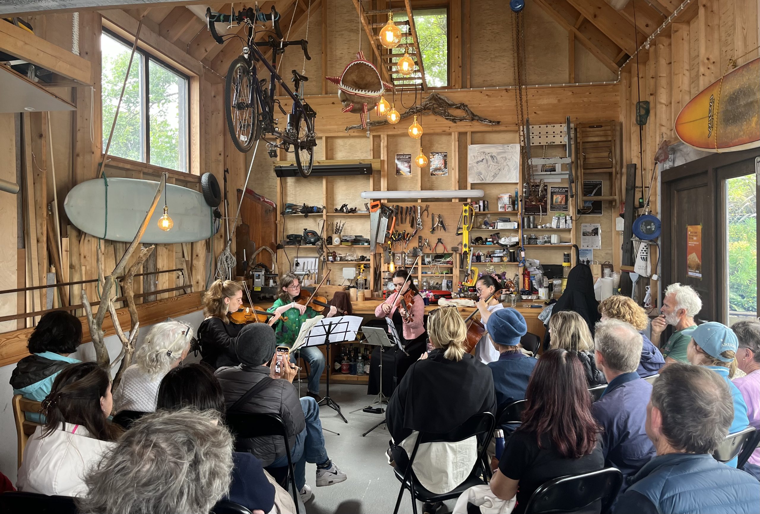 Magnolia Quartet on Heir Island
