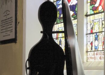 Cello case - St Brendan's church