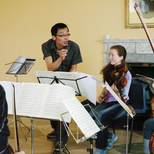 Leslie Tan of T’ang Quartet giving masterclass 2006