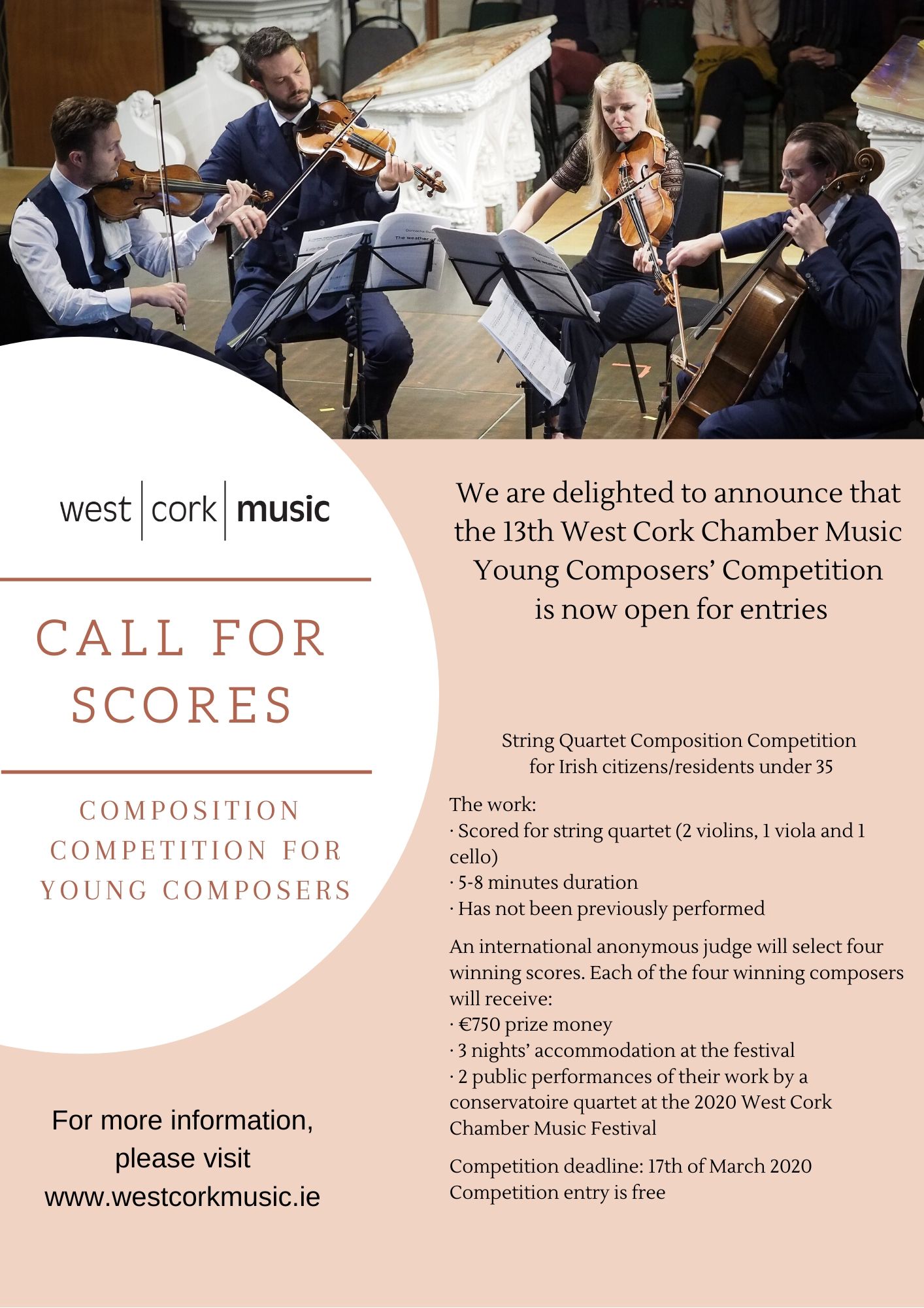 Call for Scores 2020 poster