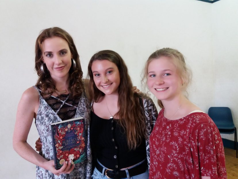 Interview Training 2018 Interview Training 2018 -Louise O Neill with students from Bantry