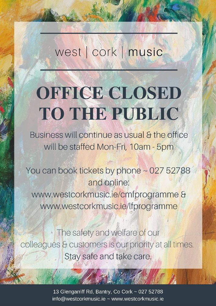 2020 Office hours COVID-19