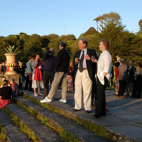 Friends outside Bantry House