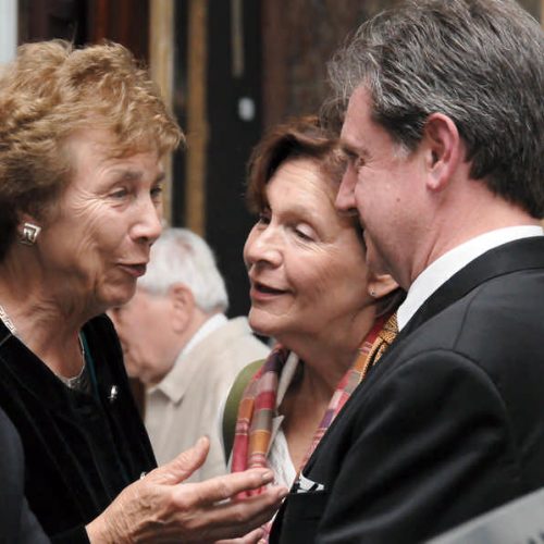 Margaret Ducker with the Australian Ambassador and his wife