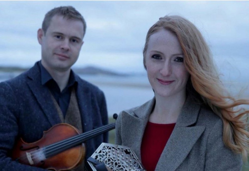 Caitlin nic Gabhann and Ciaran O Maonaigh