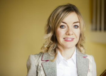 Dr. Rióna Ní Fhrighil, lecturer in the School of Languages, Literatures and Cultures in the National University of Ireland, Galway. IRELAND. Photograph by David Ruffles