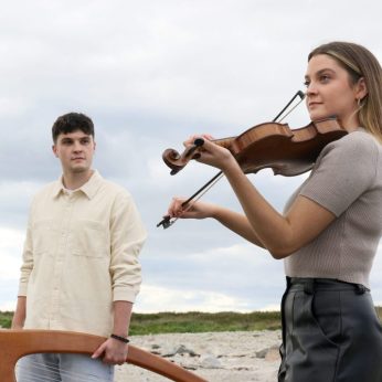 Caoimhe and Séamus Uí Fhlatharta