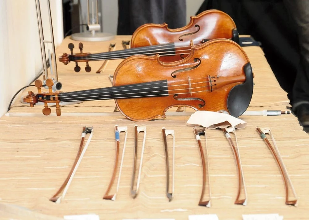 Violins and bows