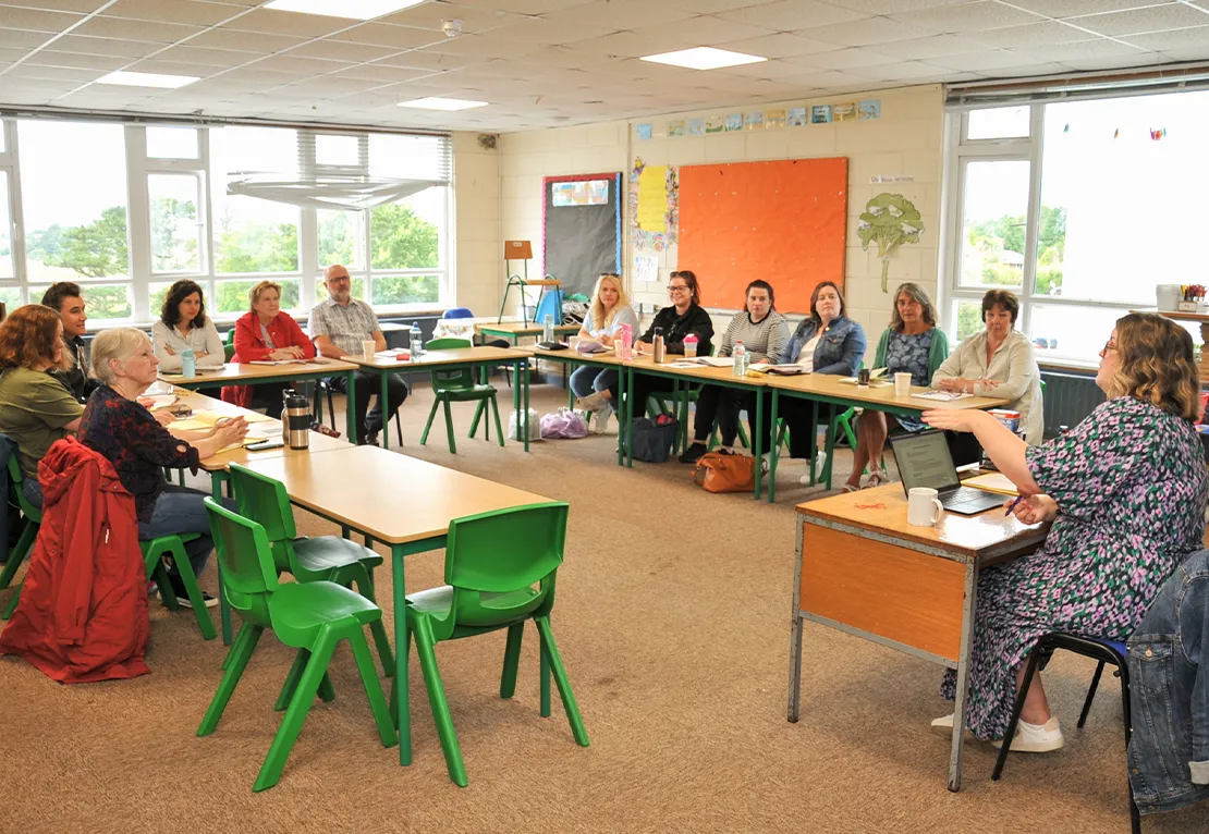 Group around desks