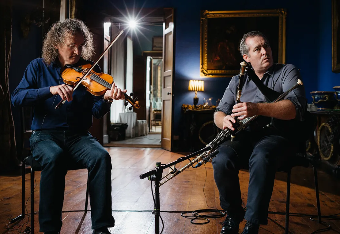 Martin Hayes and David Power credit Joe Chapman