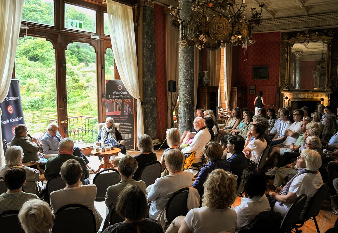 People watch guest speakers
