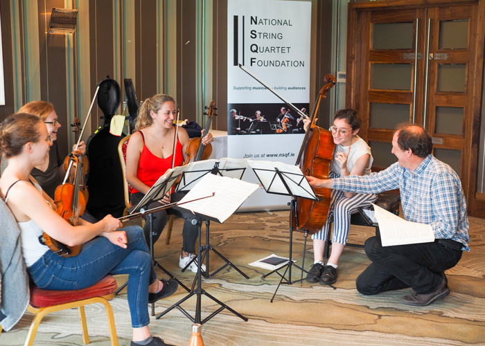 Young musicians leanring