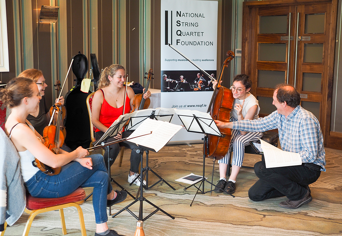 Young musicians leanring