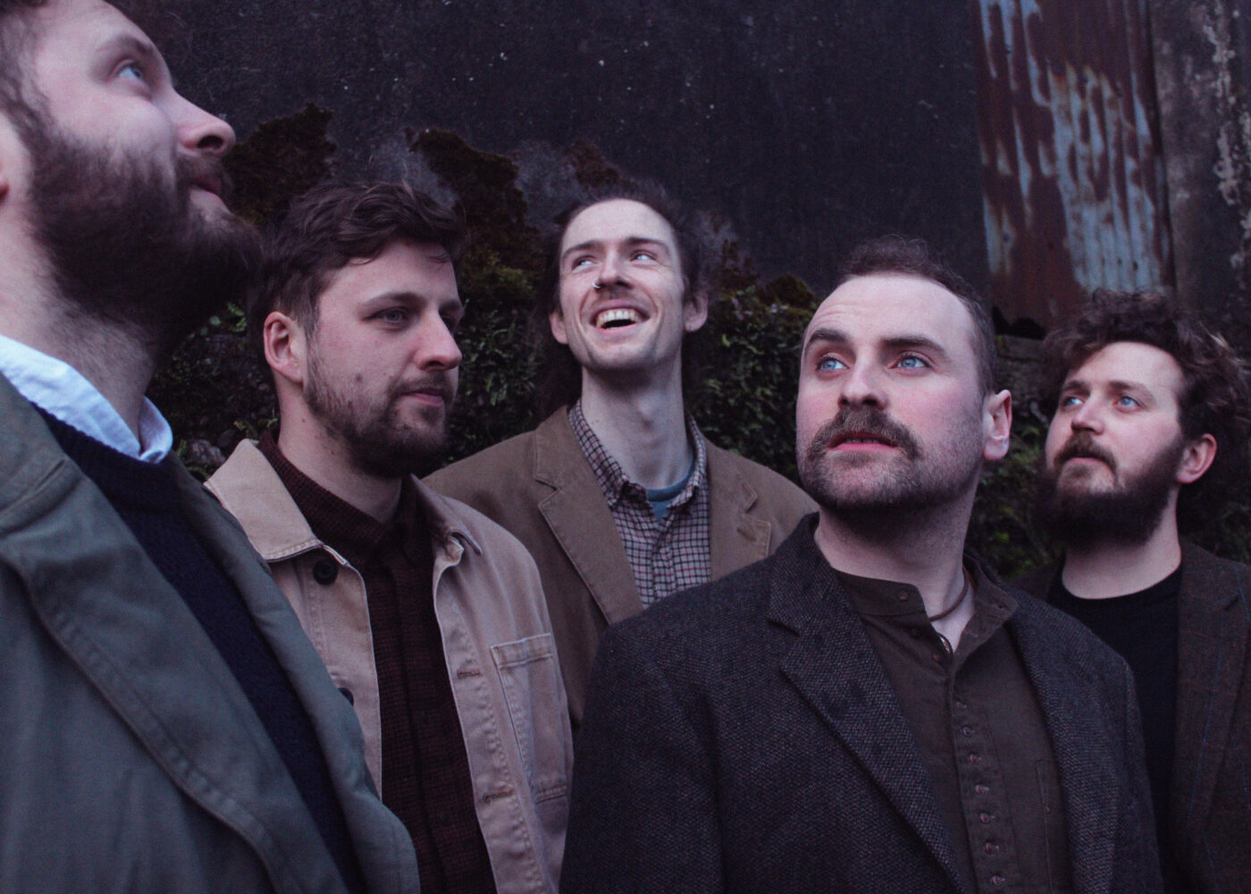 Leevy the band, 5 men standing together