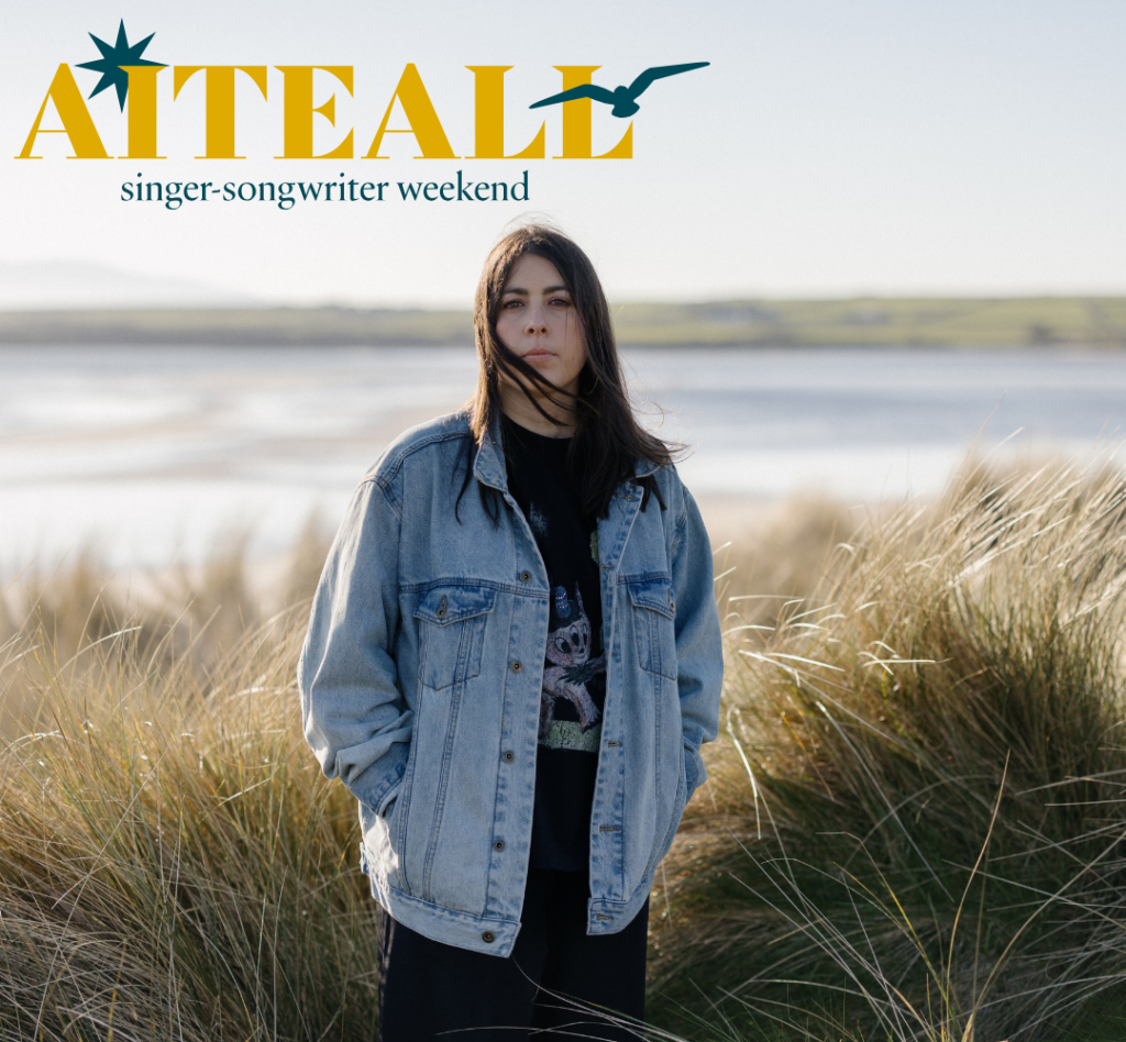 Sorcha Richardson artist photo with Aiteall logo