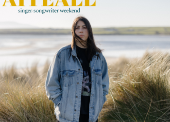 Sorcha Richardson artist photo with Aiteall logo